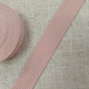 Cinta Mochila Polialgodón 25mm- Varios Colores - Rosa Maquillaje