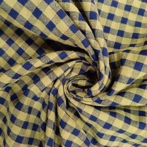 SEERSUCKER CUADROS 6 mm.- Varios Colores - Verde-azul