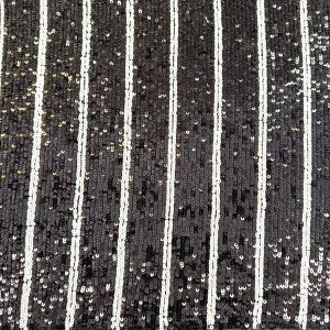 PAILLETTES NEGRO Y BLANCO