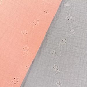 MUSELINA BORDADA-Varios Colores