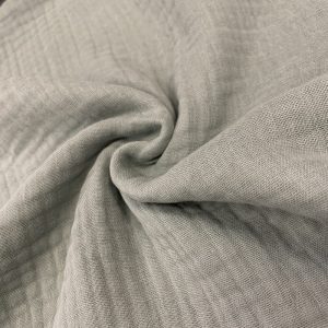 Muselina Cuatro Capas Con Flecos - Varios Colores - Verde Agua