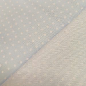 Piqué Canutillo Topos Gama Sweet - Varios Colores - Blanco-Rosa