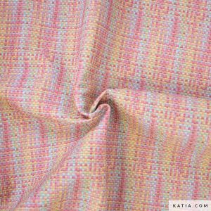 POLIPIEL MULTICOLOR EFECTO TEXTIL- KATIA - Pastel