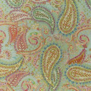 Satén Paisley - Varios Colores - Azul