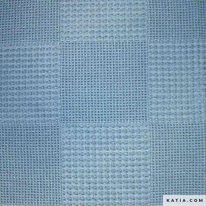 TEJIDO WAFFLE PATCHWORK- Varios Colores - Azul Celeste
