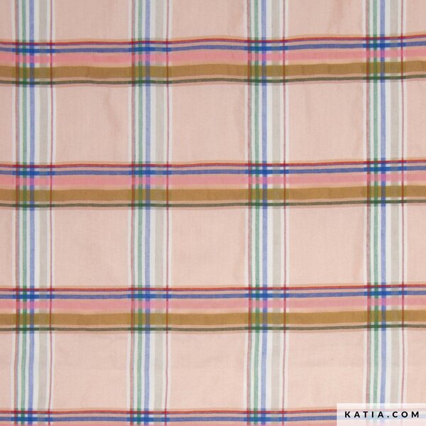 CUADROS MADRAS SALMÓN KATIA