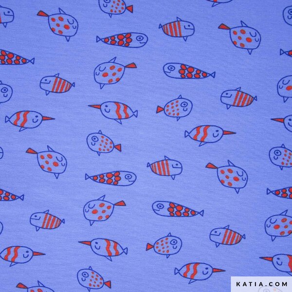 PUNTO JERSEY HAPPY FISH- KATIA