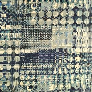 Trasera P&B Textiles "Mod Plaid" Tonos Azules