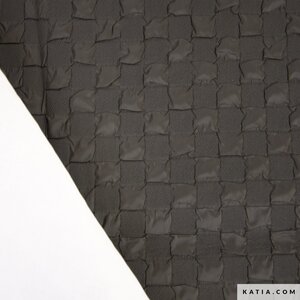 Tela de cuadros Bubble Chess Board KATIA - Varios Colores - Negro