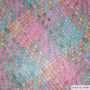 POLIPIEL CON DISEÑO ZIGZAG- Varios Colores- KATIA - Pastel