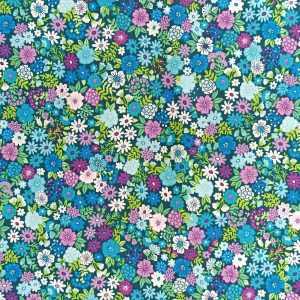 Algodón Tropical Flores