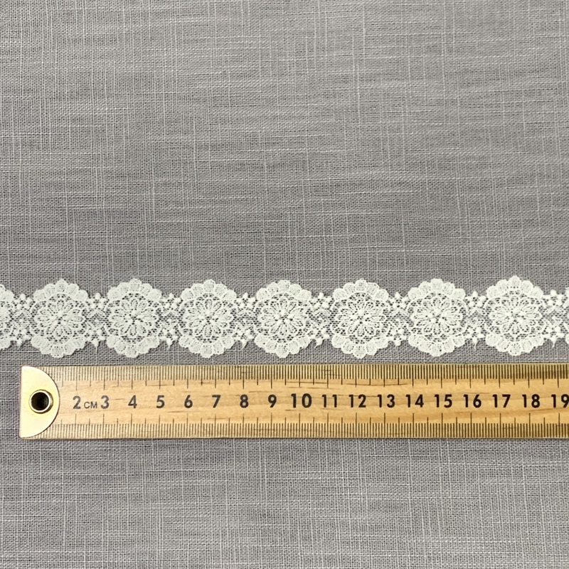 Tul Bordado Floral 30mm - Gama Julieta - Imagen 2