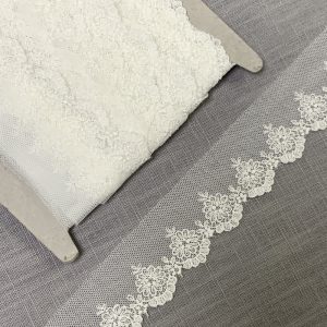 Tul Bordado Floral 40mm - Gama Julieta