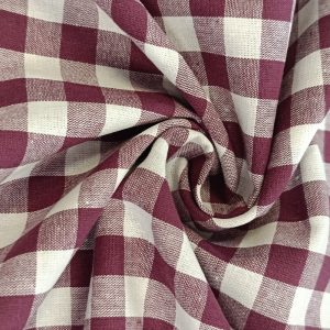 Algodón Cuadros Vichy- Varios Colores - Berenjena