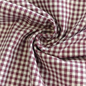 Algodón Cuadros Vichy Mini- Varios Colores - Berenjena