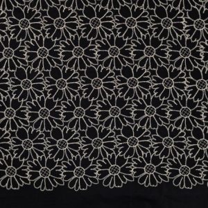 ALGODON BORDADO FLORAL