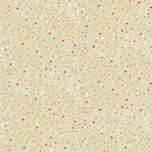 Algodón Golden Blanco Circulos