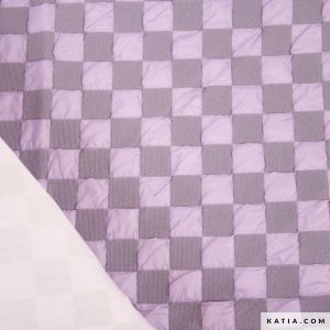 Tela de cuadros Bubble Chess Board KATIA - Varios Colores - Lila