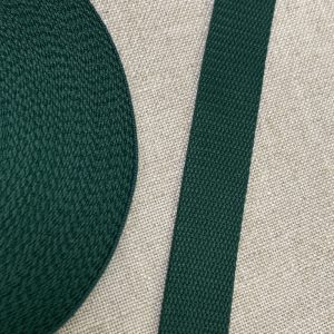 Cinta Mochila Polialgodón 25mm- Varios Colores - Verde Botella