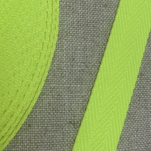 Cinta Mochila Espiga Algodón 30mm- Varios Colores (Flúor) - Amarillo Flúor