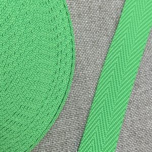 Cinta Mochila Espiga Algodón 30mm- Varios Colores (Flúor) - Verde Flúor