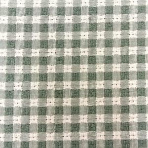 ALGODON JACQUARD CUADROS-Varios Colores - Verde