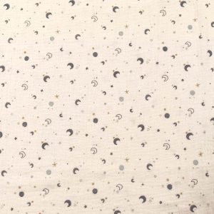 MUSELINA LUNAS Y ESTRELLAS