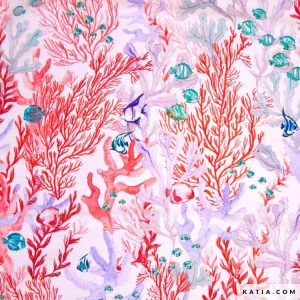 LYCRA RED SEABED- KATIA