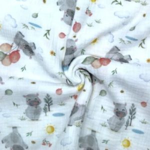 MUSELINA HIPOPÓTAMOS