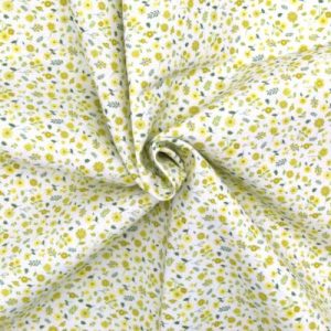 Algodón Flor Naroa – Varios Colores - Amarillo