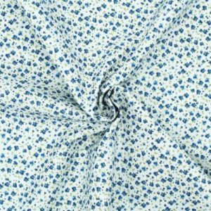 Algodón Flor Naroa – Varios Colores - Azul