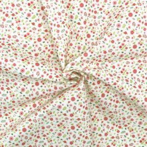 Algodón Flor Naroa – Varios Colores - Coral