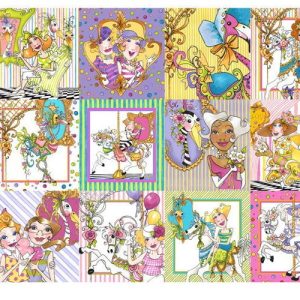 QT Fabrics- Panel Carousel Loralie