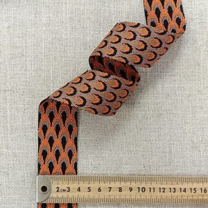 Cinta Mochila "Pavo Real" 40mm- Varios Colores - Naranja