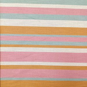 LONETA LINO RAYAS ROSA