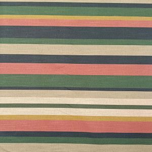 LONETA LINO RAYAS VERDE