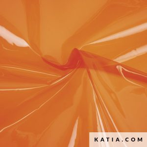 Tela de Vinilo PVC Transparente - Varios Colores - Fluor Orange