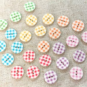 BOTÓN VICHY GRANDES-Varios Colores