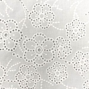 VOILE BORDADO BLANCO