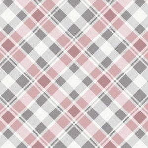 STUDIO E FABRICS "Pretty Scary" - CUADROS ROSA GRIS