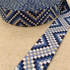 CINTA GEOMETRICA- Varios Colores - Azul