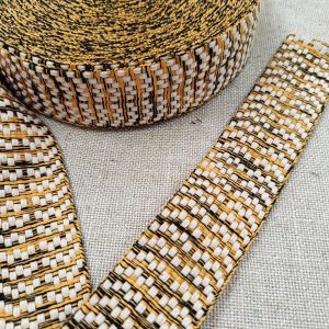 CINTA TRENZA-Varios Colores - Amarillo