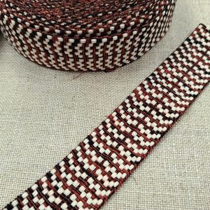 CINTA TRENZA-Varios Colores - Rojo