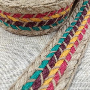CINTA YUTE- Varios Colores - Verde Esmeralda