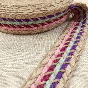 CINTA YUTE- Varios Colores - Morado