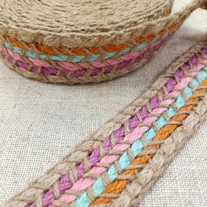 CINTA YUTE- Varios Colores - Rosa