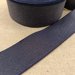 ELÁSTICO LUREX DOBLE CARA - Azul