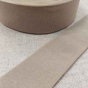 ELÁSTICO LUREX DOBLE CARA - Beige