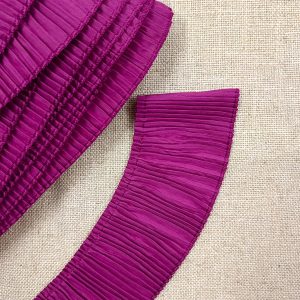 VOLANTE PLISADO - Fucsia