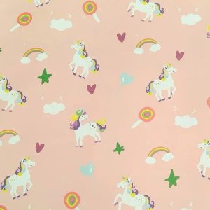 Tela impermeable Raincoat Unicornios KATIA